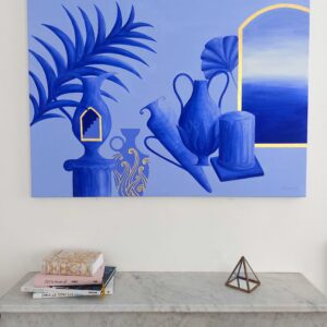 Toile « Secrets d’Azur » – Vendue