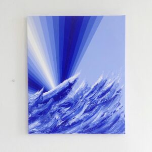 Toile « Rayons d’Azur »