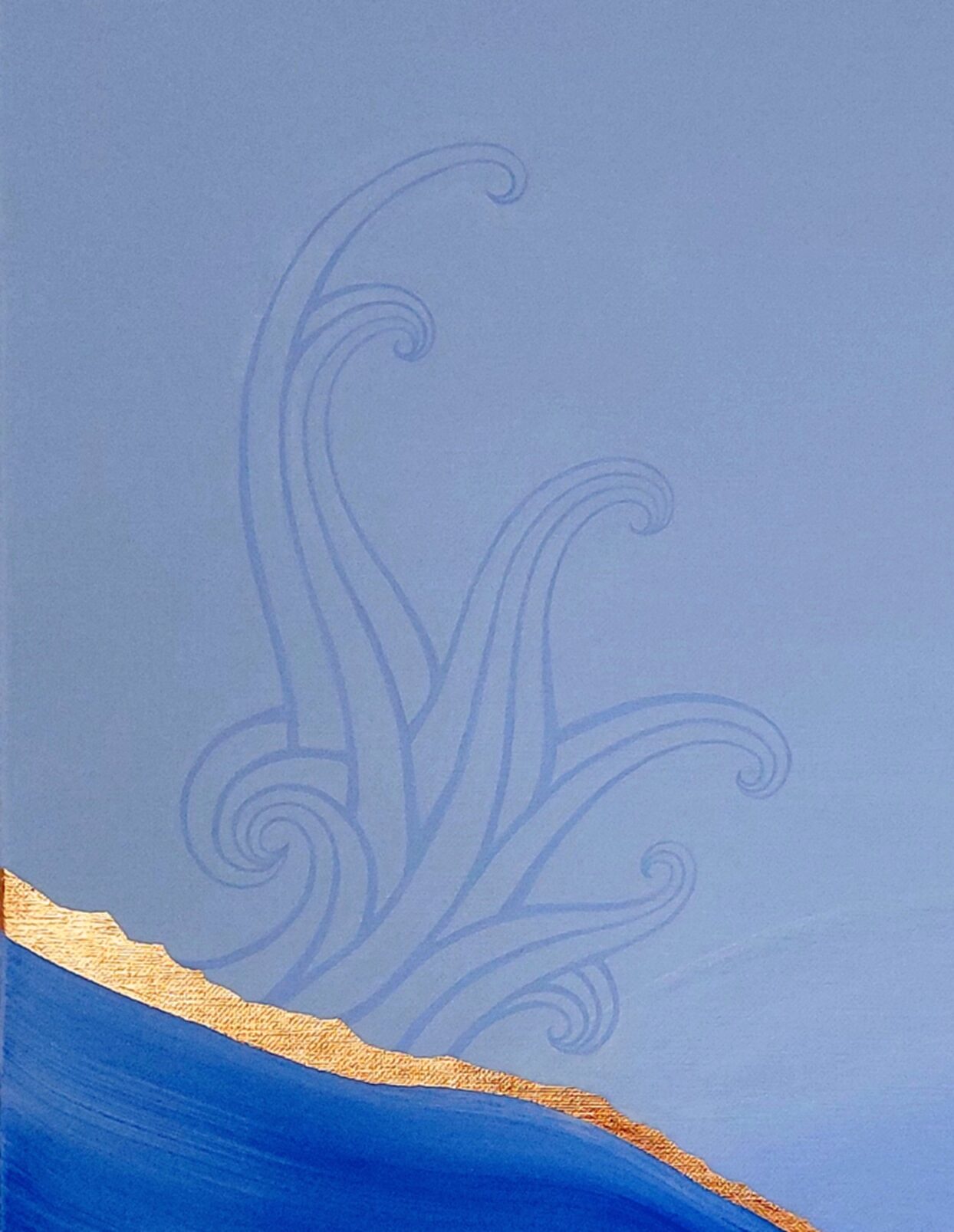 Toile "Elan lunaire" - Vendue – Image 2