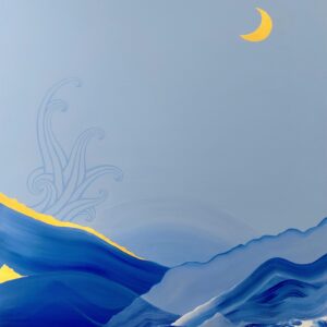 Toile « Elan lunaire » – Vendue